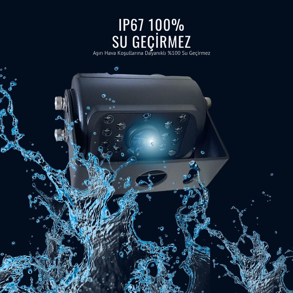 AHD 1080P ve 720P Metal 18 IR Ledli Gece Görüşlü Araç Kamerası