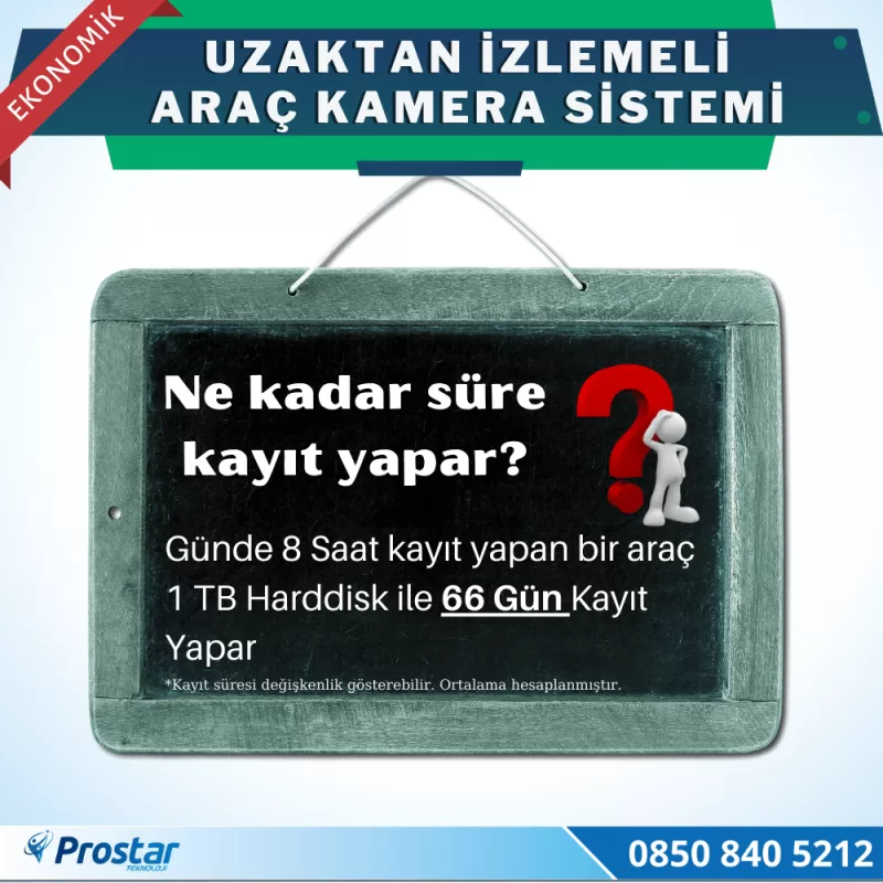 Ekonomik 4 Kameralı Kayıtlı 1 Tb Hdd 7 Inç Ekranlı Uzaktan İzlemeli Tak Kullan Set — kod NaviEkoSet1TB — görsel 4