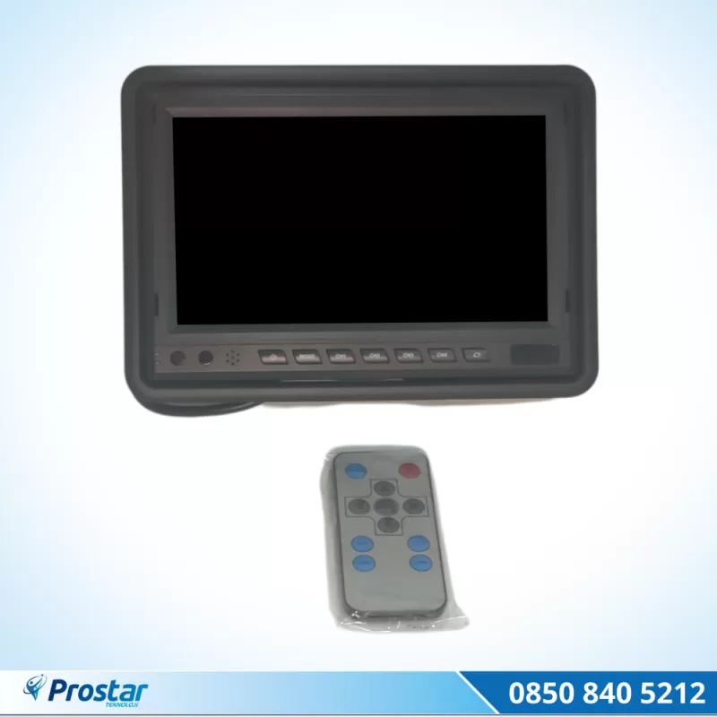 Okul Ve Servis Taşıtları Dört Kameralı AHD 720P 7" Ekranlı 4 Kamera Dahil Full Set — kod NVS-7001SET — görsel 5