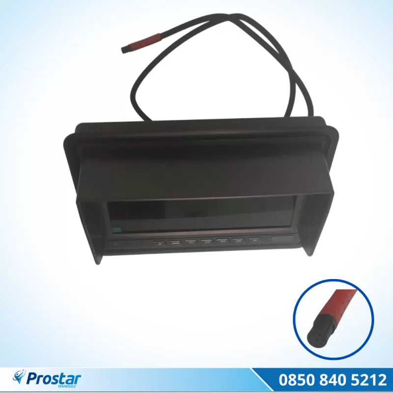 Okul Ve Servis Taşıtları Dört Kameralı AHD 720P 7" Ekranlı 4 Kamera Dahil Full Set — kod NVS-7001SET — görsel 7