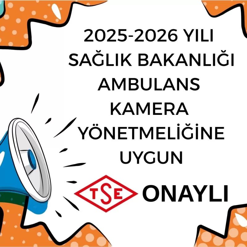 Ambulans Yönetmeliğine Uygun 2 Kameralı 8 Kanal Mobil NVR 500 GB  Tak Kullan Set — kod S9_Ambulans500_Set2 — görsel 4