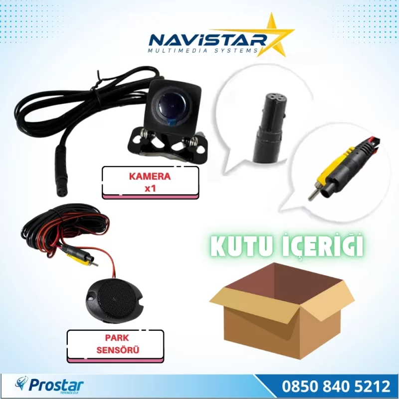 Yapay Zeka Destekli Ahd 720p/1080p Pal Dönüşümlü 2 IN 1 Geri Görüş Kamerası — kod NVS-171AI-FHD — görsel 5